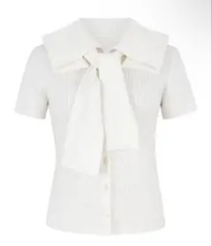 正規品新品未使用andwang Soft Ribbon Knit Dress - メルカリ