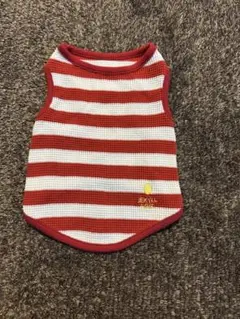 犬服 ss 赤　ボーダー