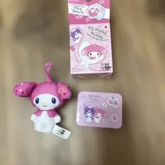 ハッピーセット　マイメロ&クロミ　ぬいぐるみ　マスコット缶