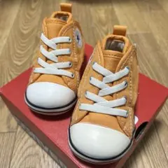 未使用タグ付きCONVERSE ALL STARベビーシューズ12マリンゴールド
