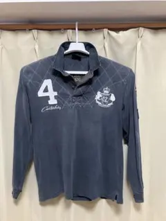 【中古】Canterbury ラガーシャツ Lサイズ