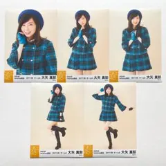 SKE48 大矢真那 netshop限定個別生写真 2017.06 5枚セットのサムネイル