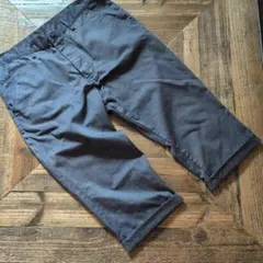 メンズ ショートパンツ ハーフパンツ クロップトグレー ギンガムチェックXLのサムネイル