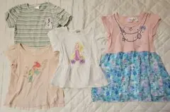 プリンセス 100cm Tシャツ ワンピース アリエル ユニクロプティマイン