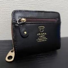 VÄSKA ブラック 二つ折り財布