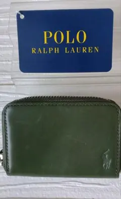 ⭐️未使用⭐️ POLO RALPH LAUREN コインケース 牛革 グリーン