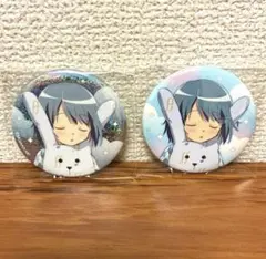美樹さやか＆キュゥべえ MBSアニメフェス 缶バッジ 魔法少女まどか