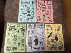 ヒグチユウコ　ボリス雑貨店　シールセット　ポストカード