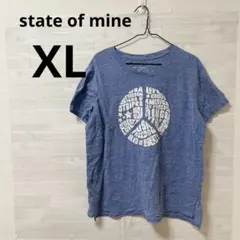 state of mine [XL] ブルー Tシャツ