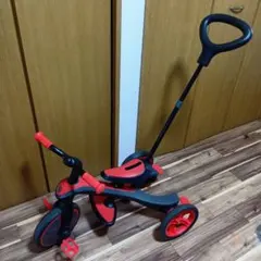 GLOBBER エクスプローラー 3in1 三輪車 黒/赤のサムネイル