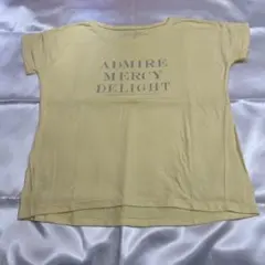 any SiS イエロー 半袖Tシャツ