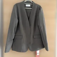 グローバルワークうつくシルエットノーカラージャケット