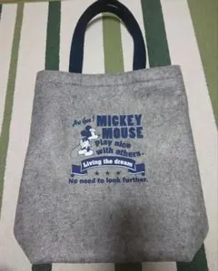 ミッキーマウス フェルトトートバッグ