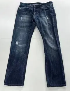 【美品】ディーゼル DIESEL ダメージ デニムパンツ ストレートW32のサムネイル