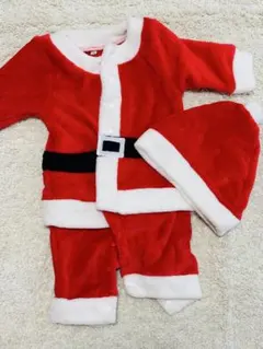 サンタコスチューム サイズ70 帽子付き