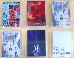 新世紀エヴァンゲリオン ポスターアクリル ブロック 全6種　コンプリートセット