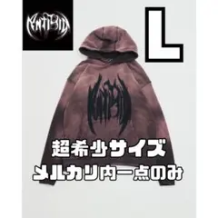 L antimid PIGMENT LOGO HOODIE - PURPLEのサムネイル