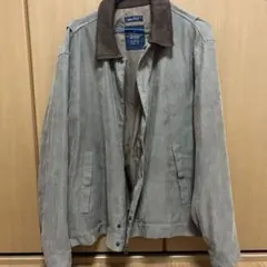NAUTICA レザー襟 ブルゾン ジャケット