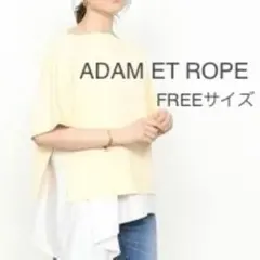【美品】ADAM ET ROPEサイドスリットアシンメトリープルオーのサムネイル