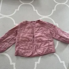 UNIQLOピンクキルティングジャケット 80cm