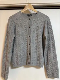 UNIQLO ユニクロ ケーブルクルーネックカーディガン