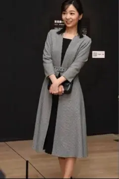 新品♡ストロベリーフィールズ センタープリーツワンピース♡佳子様着用　半袖