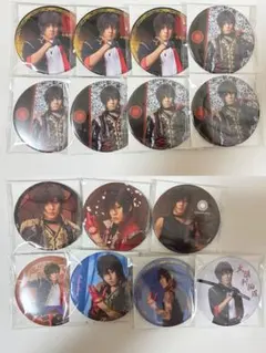 刀剣乱舞 ミュージカル パライソ 缶バッジ 大倶利伽羅 豊前 明石国行