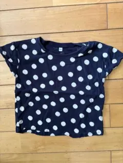 値下げ 無印良品 120㎝ 水玉Tシャツのサムネイル
