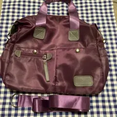 ショルダーバック　紫色