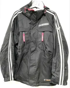 PHENIX スキーウェア上下＆手袋セット ブラック＆グレーおまけ付き