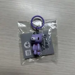 いたずらぐまのグルーミー 紫 マスコットチャーム ガチャ めじるしアクセサリー
