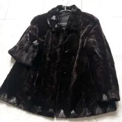 美品 ミンク Mink Half Coat Fur Brown 毛皮 コート - メルカリ