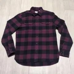 く*ん様 Levi's ブラック&ワインレッドのチェックネルシャツ
