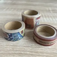 ディズニー　マスキングテープ3柄セット