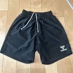 hummel ヒュンメル　ハーフパンツ　キッズ　ジュニア　160㎝　黒色