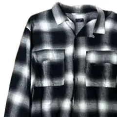 ネルシャツ ブラック