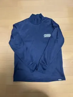 OUTDOOR ネイビー ハイネック トレーナー LL