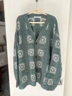 クロシェ編み風 カーディガン