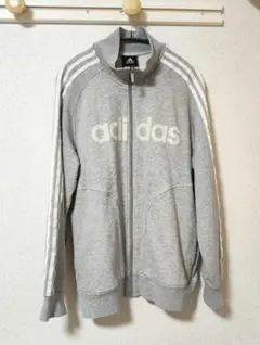 adidas アディダス スウェット トラックジャケット グレー Oのサムネイル