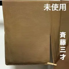 ※b232正絹　夏用絽色無地　斉藤三才　暈し　五泉練　未使用しつけ付極美品　着物のサムネイル