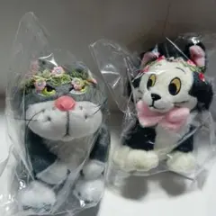 ディズニー Happyくじ ルシファー フィガロ ぬいぐるみチャーム ポーチ