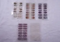 【新品】ジェルネイルシール 5枚セット まとめ売り：11