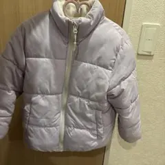 petit main 薄紫色 中綿コート