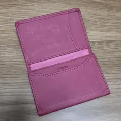 【ほぼ未使用】カラリム 名刺入れ ピンクのサムネイル