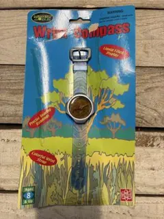 未使用EDU-TOYS Wrist Compass 腕時計型コンパス レトロ玩具のサムネイル