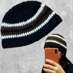 値引き！クロシェハット クラッシャーハット バケットハット ハンドメイド