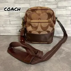 COACH コーチ ショルダー バッグ シグネチャー 斜めがけ 10128