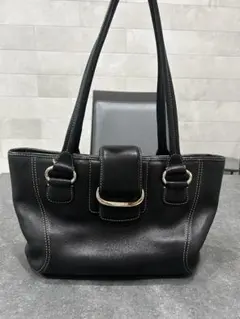 Cole Haanレザー 黒 ショルダーバッグ