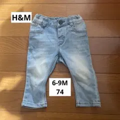 H&M◆スリムフィット デニムパンツ 長ズボン 70