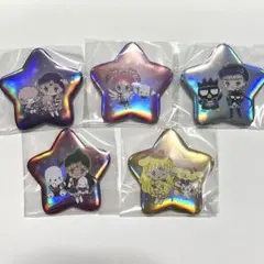 サンリオキャラクターズ オーロラスターカンバッジコレクション 5点セット